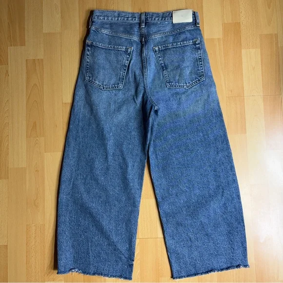 Citizens Of Humanity Ayla Barrel Bow Leg Jean in Telegraph Raw Hem 27 - Picture 12 of 16